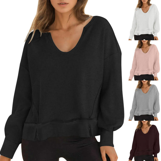 Waffle Oversized Top