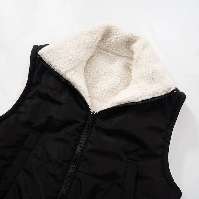 Cropped Puffer Vest