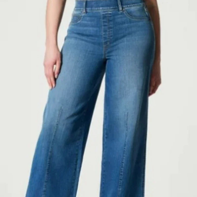 Tall Wide Leg Denim Trouser