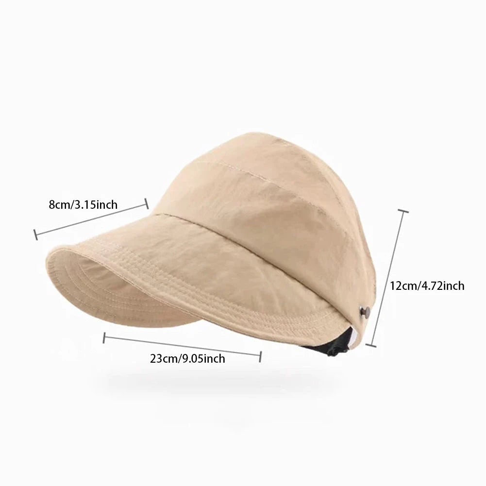 Outdoor UV Protection Hollow Top Sun Hat